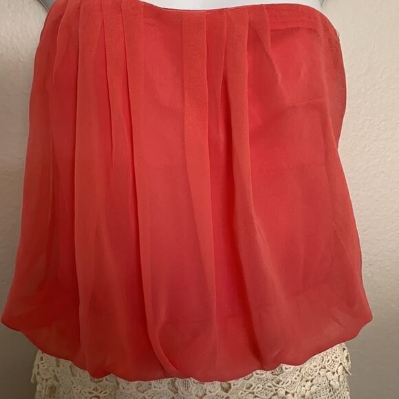 Windsor Strapless Mini S Crochet and Peach Color. - Picture 2 of 12